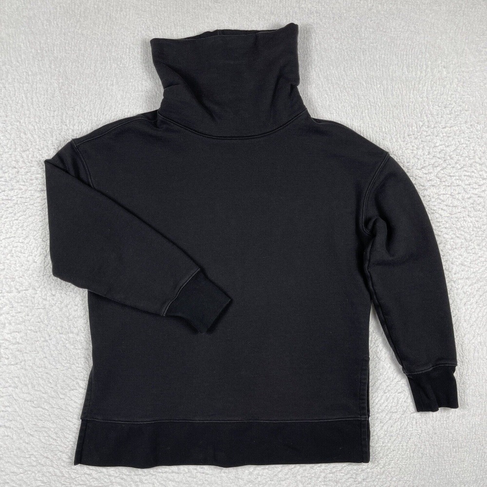 Athleta Sweatshirt Womens XS Black Cowl Neck Pullover Athleisure‎ Ladies Top